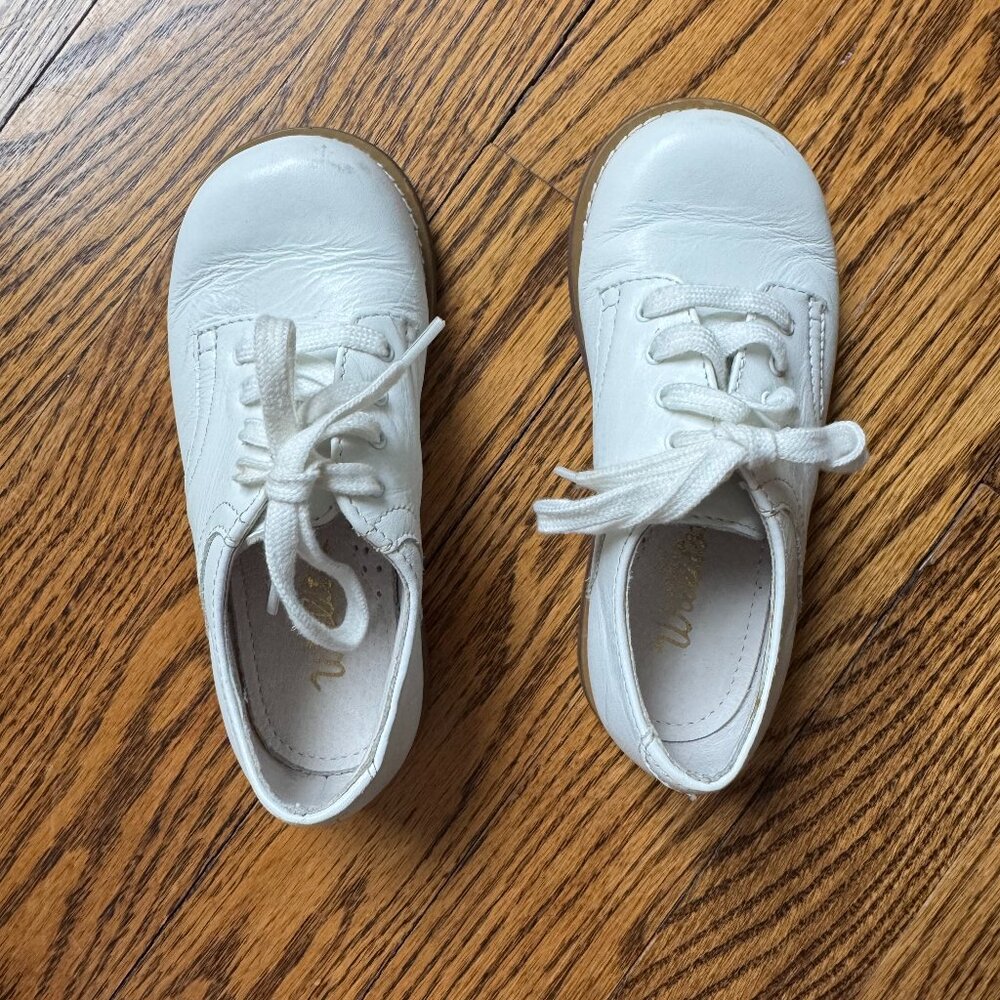 Willits Chris Saddle White Dress Toddler Shoes Size 9EE